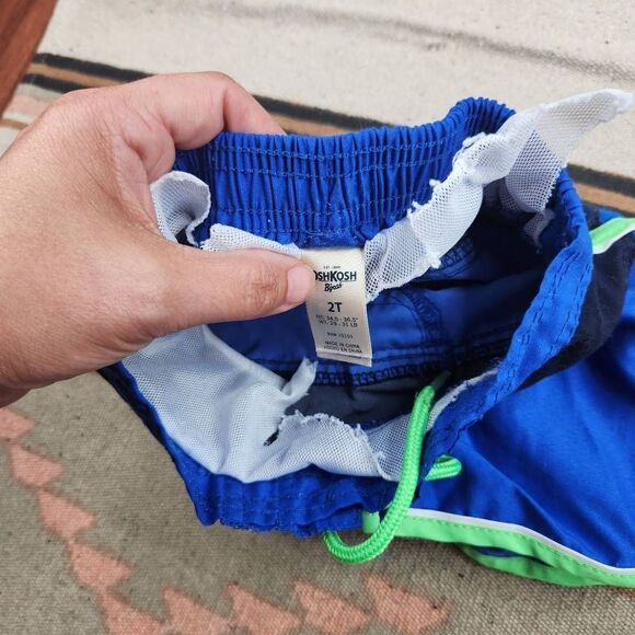 Toddler Boys 2T Swim Trunk Bundle Paw Patrol Oshkosh Swim Diaper Bundle - Picture 7 of 7